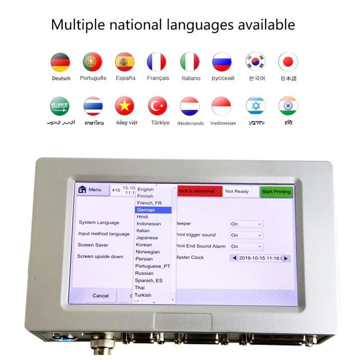 Bar Code Printing Machine